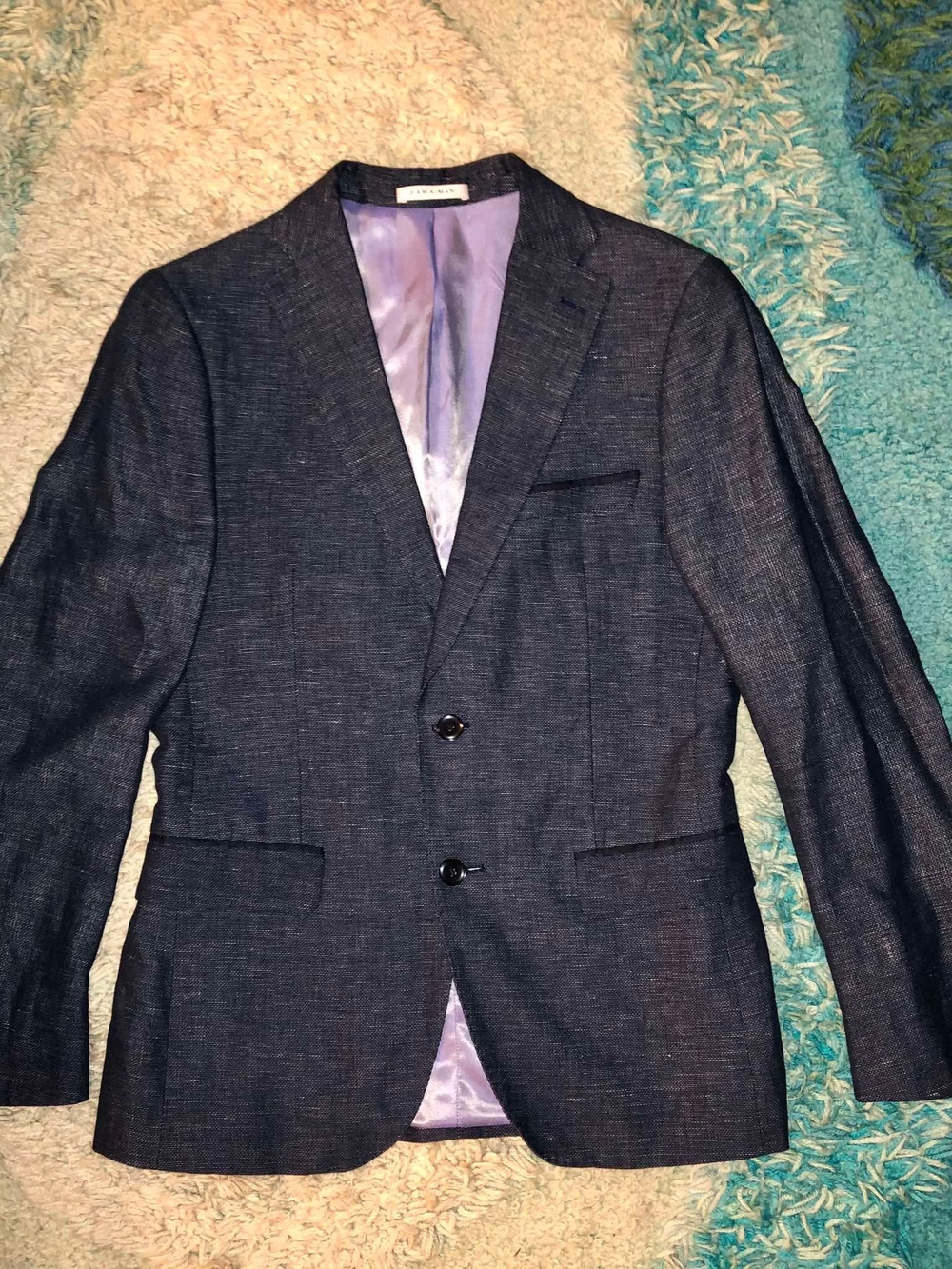 Zara Man textured blazer
